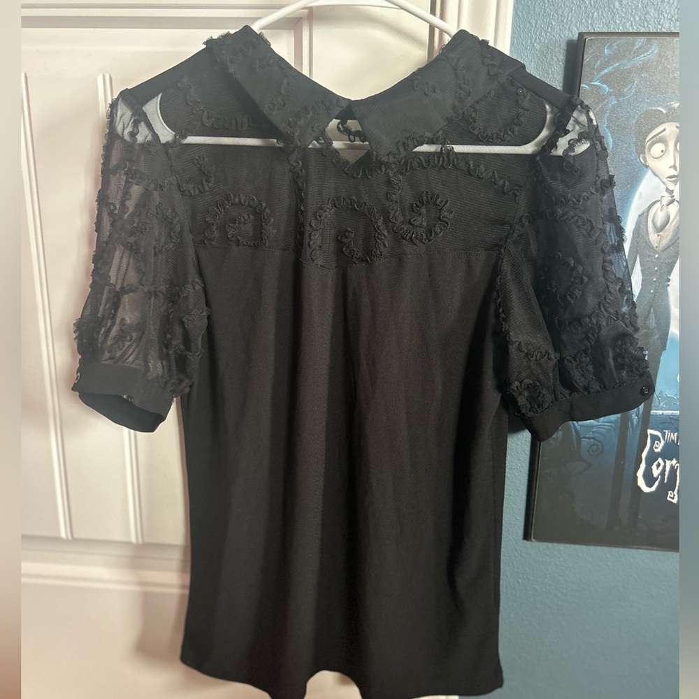 🖤Lace Collared Top🖤